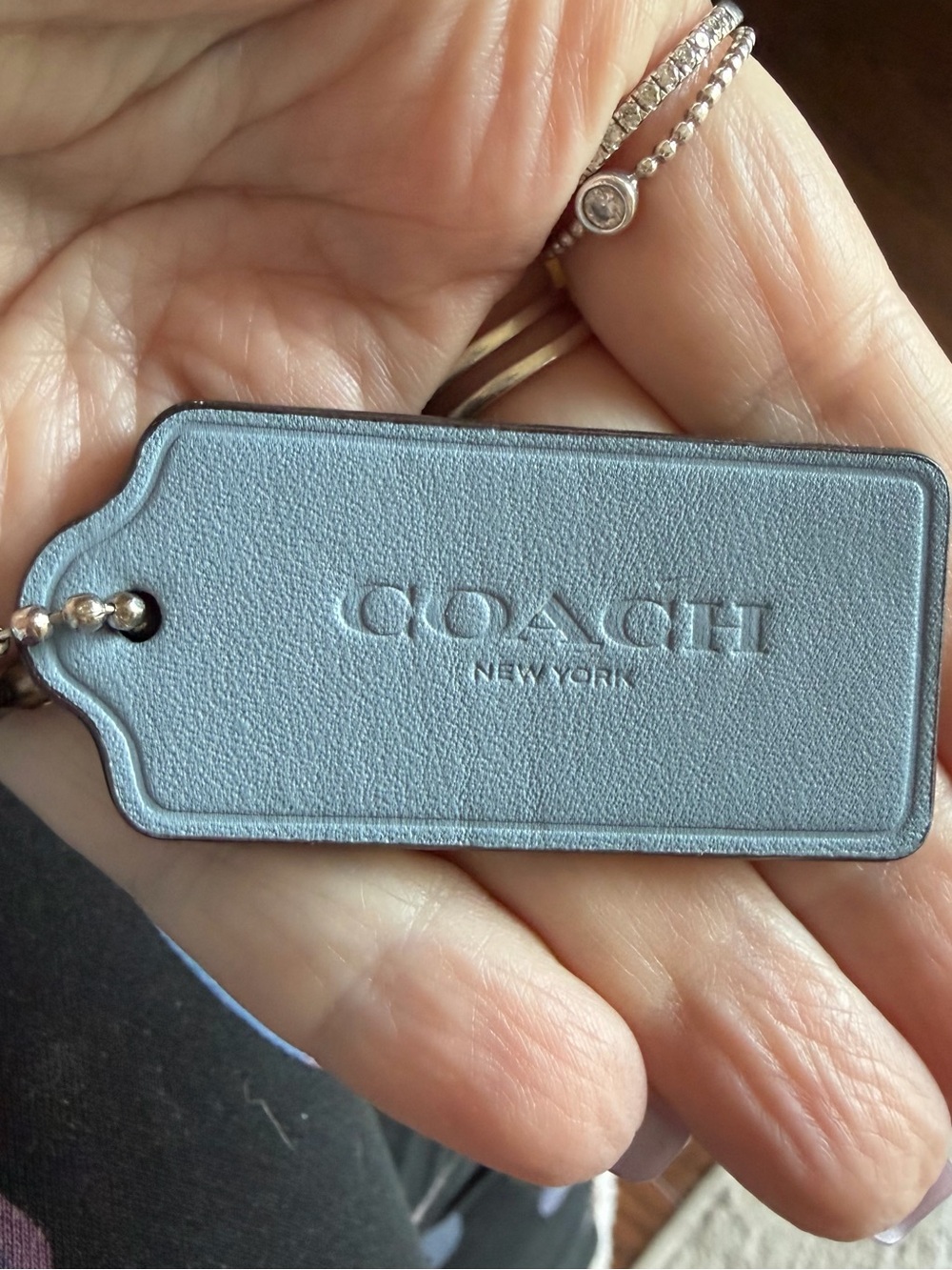 Coach Round Canteen Periwinkle Leather Archive Re-Edition Crossbody Bag Purse - Picture 5 of 9